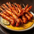 Gamba’s gemarineerd en gegrilld