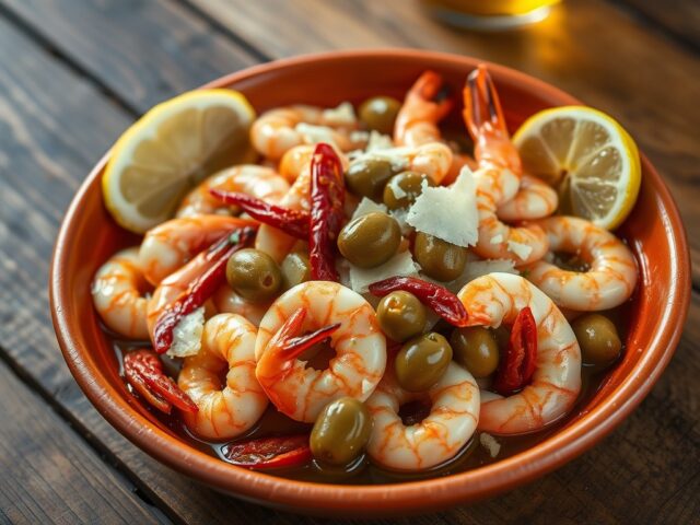 Gambas al ajillo