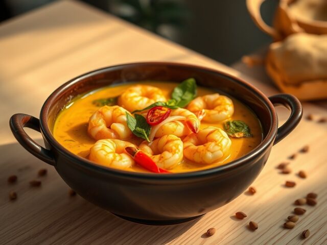 Garnalen Curry