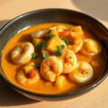 Garnalen en Eieren met Curry Madras