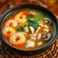 Garnalen Kippensoep uit Thailand