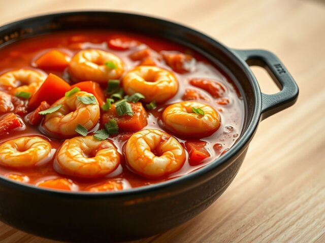 Garnalen Stoofschotel uit Louisiana