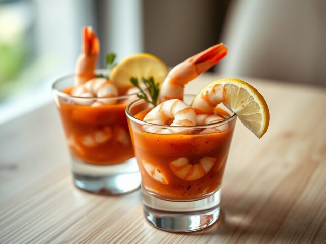 Garnalencocktail met wodka
