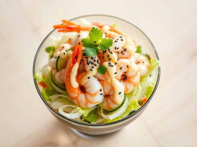 Garnalencocktail op Japanse wijze