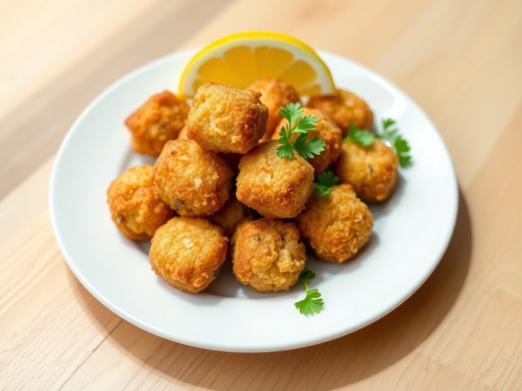 Garnalenkroketjes (16 kleine kroketjes), AI-gegenereerde illustratie