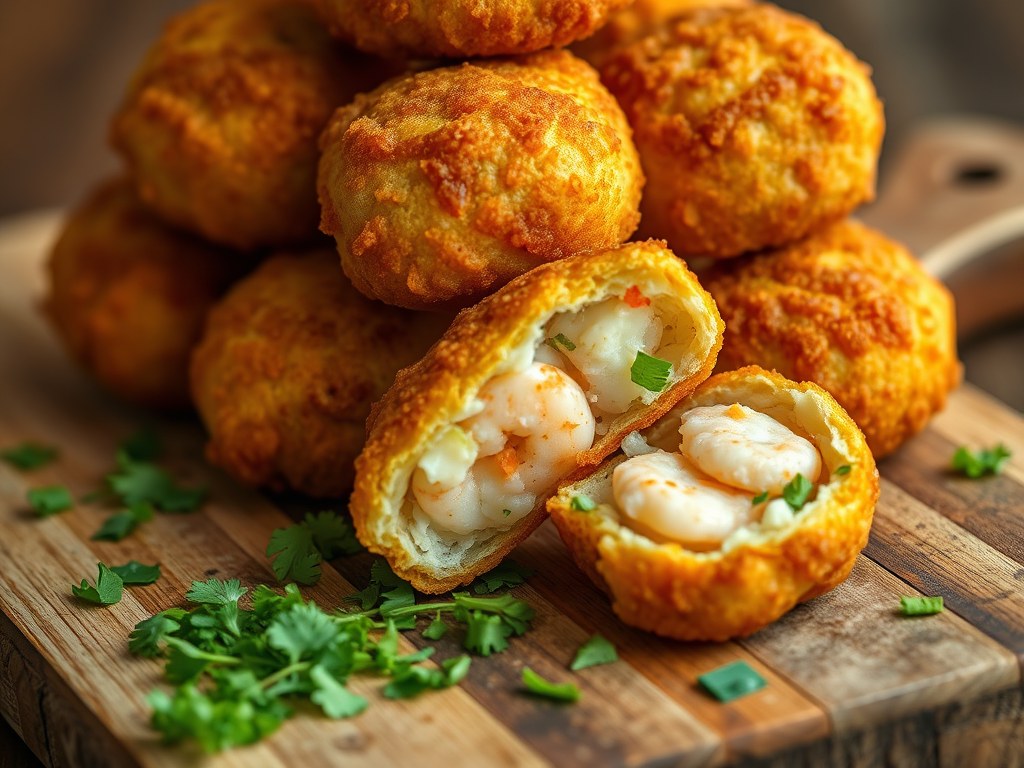 Garnalenkroketten III, AI-gegenereerde illustratie