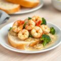 Garnalenragout met witbrood
