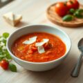 Gazpacho met manchegokaas