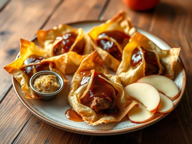 Gebak van Hamlappen (Ingepakte Pasteitjes)