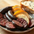 Gebakken bloedworst met appeltjes
