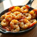 Gebakken garnalen met knoflook (scampi, gamba’s)