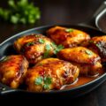 Gebakken Kip met een Pittige Citrus Saus