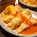 Geflambeerde flensjes met sinaasappelsaus