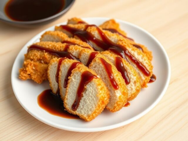 Gefrituurde Kip met Katsu-Saus