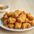 Gefrituurde kip met walnoot en sherry(Tsja-Ho-Tow-Tji-Pien)