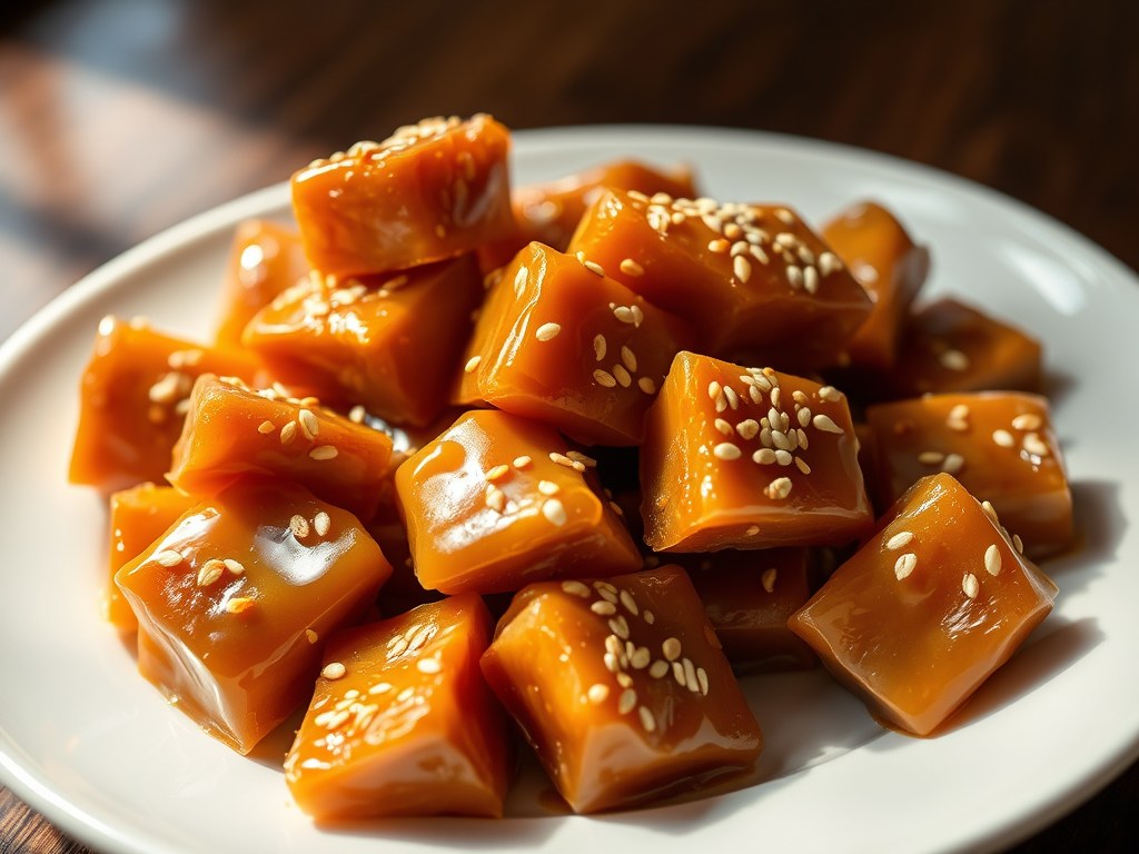 Geglazuurde appels (Pa-Se-P’ing-Kwo), AI-gegenereerde illustratie