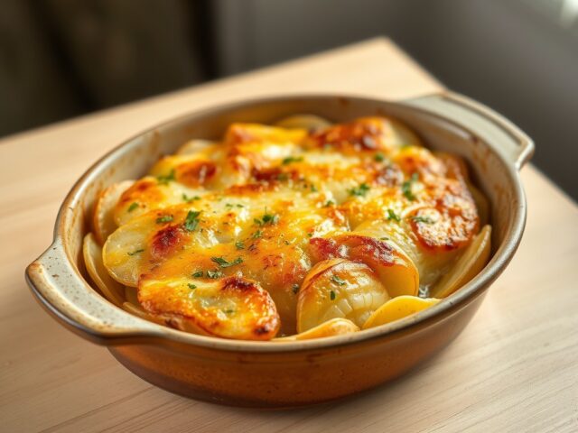 Gegratineerde Aardappels