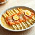 Gegratineerde asperges á la créme ( zie opm )