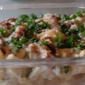 Gegratineerde bloemkool met gorgonzola en oesterzwammen