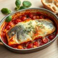 Gegratineerde makreelfilet