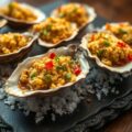 Gegratineerde oesters