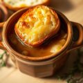 Gegratineerde uiensoep