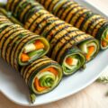 Gegrild groenterolletje Rotolo di verdure alla gri