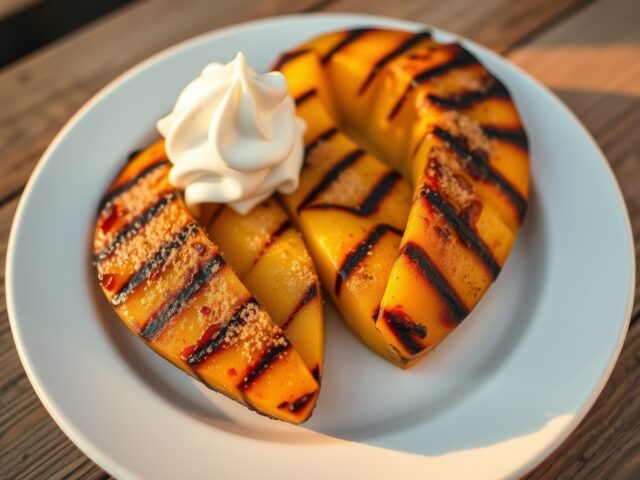 Gegrilde mango