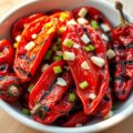 Gegrilde paprikasalade