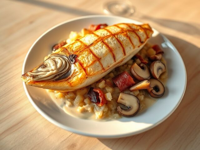 Gegrilde tongscharfilet met zuurkool ( zie opm)