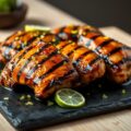 Gegrillde Kip, die gemarineerd is in Limoen-Teriyaki