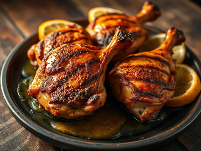 Gegrillde kip uit Phoenix met Citrusboter