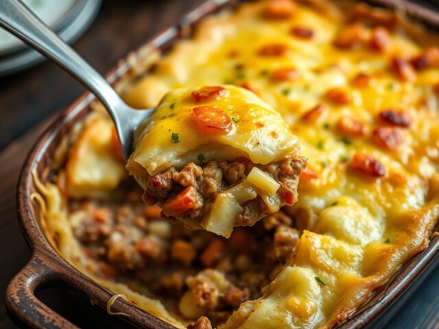 Gehakt parmentier met tofu