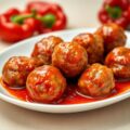 Gehaktbal met paprika