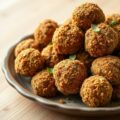 Gehaktballen met bolognese chips