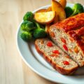 Gehaktbrood en peppadew