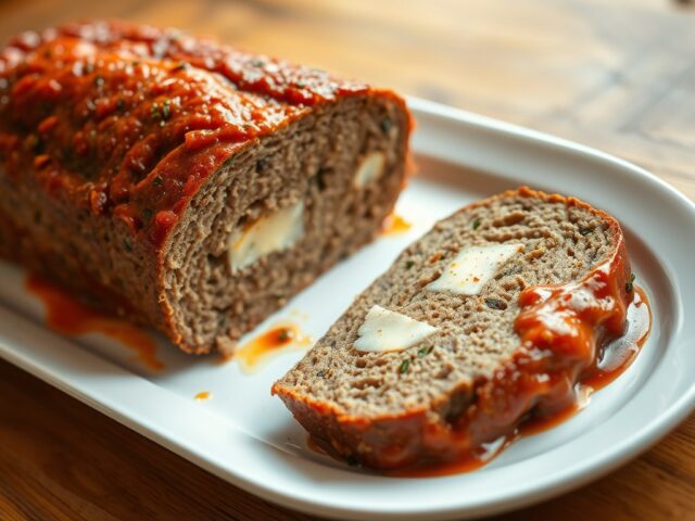 Gehaktbrood met kaas