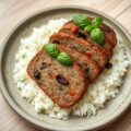 Gehaktbrood ‘Provençale’ met rijst