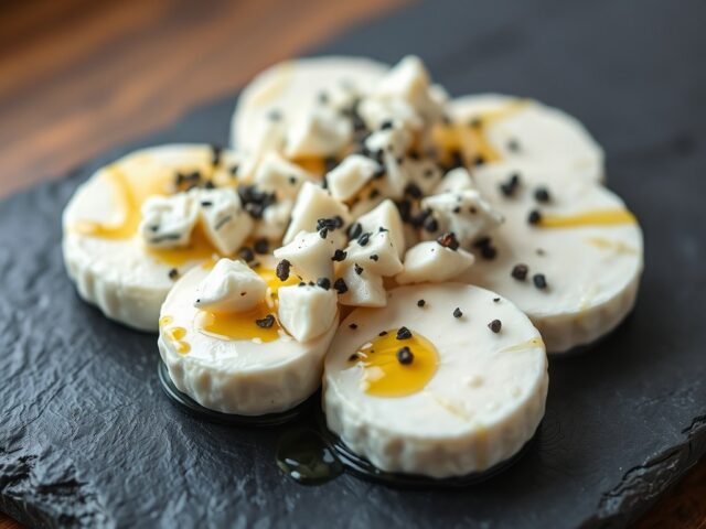 Geitenkaas met Roquefort en eau de vie