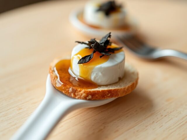 Geitenkaas met Truffel Amuse