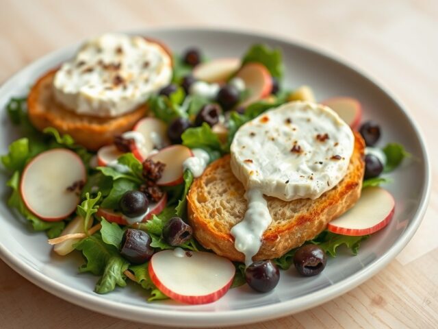Geitenkaas salade à la pino