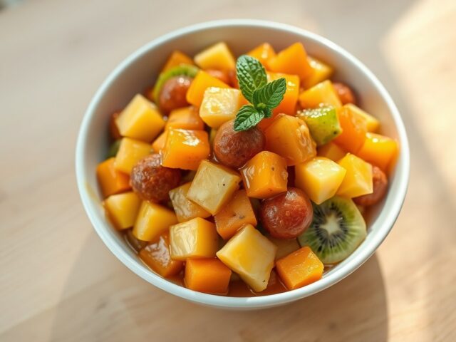 Gekarameliseerd fruit