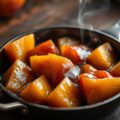 Gekarameliseerde appelstukjes