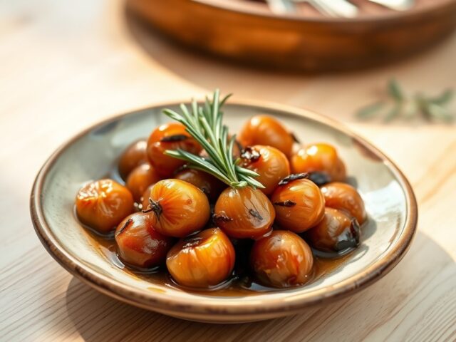 Gekonfijte sjalotjes