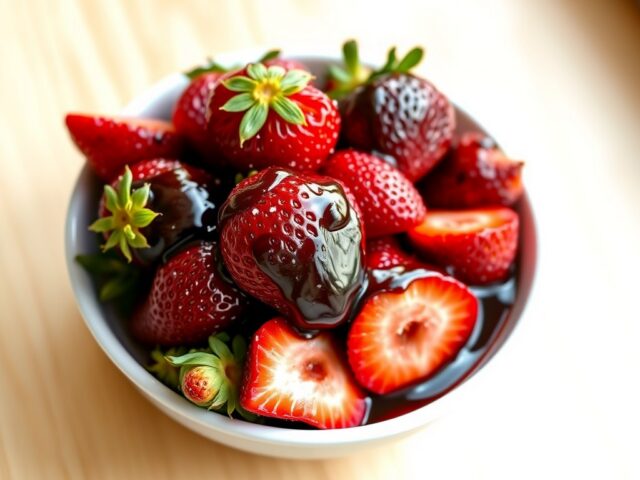 Gemarineerde aardbeien