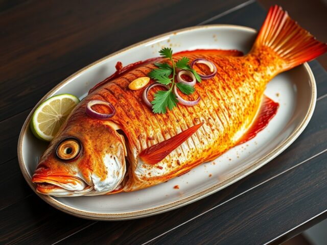 Gemarineerde Rode Snapper uit de Oven