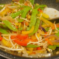 Gemengde groente uit de wok