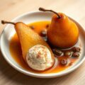Gepocheerde peren met piment