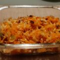 Wortelsalade met appel en rozijnen