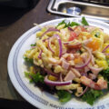 Gerookte kip pasta salade
